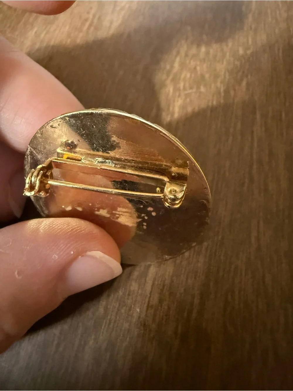 Vintage 1972 Fran Mar Moppet Girl Lapel Pin Brooch Small Flaw Read